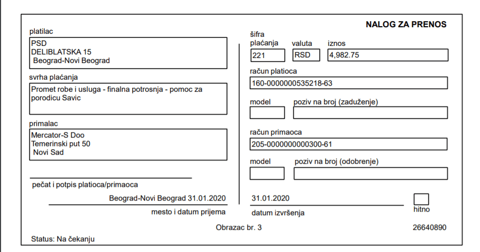 Namirnice za porodicu Savić 5