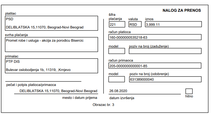 Namirnice za porodicu Biserčić 5 Namirnice za porodicu Biserčić 5