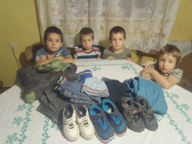 Donacija garderobe za porodicu Adamović 2 Donacija garderobe za porodicu Adamović 2