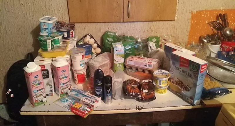 Kupovina namirnica za porodicu Dunđerski 1