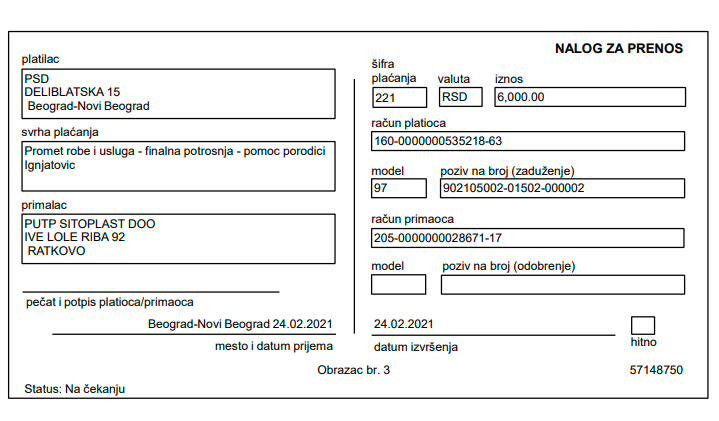 Kupovina namirnica za porodicu Ignjatović 6 Kupovina namirnica za porodicu Ignjatović 6