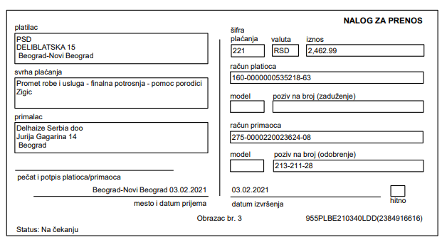 Kupovina pelena za porodicu Žigić 4 Kupovina pelena za porodicu Žigić 4