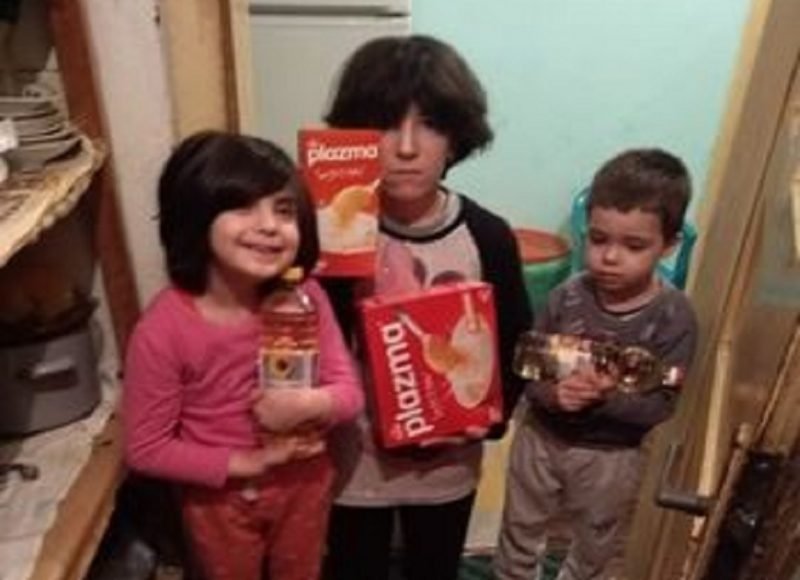 Kupovina namirnica za porodicu Šipetić 1