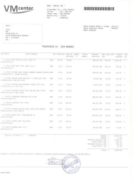 Kupovina namirnica za porodicu Apostolović 3 Kupovina namirnica za porodicu Apostolović 3