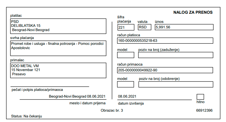 Donacija namirnica za porodicu Apostolović 5 Donacija namirnica za porodicu Apostolović 5
