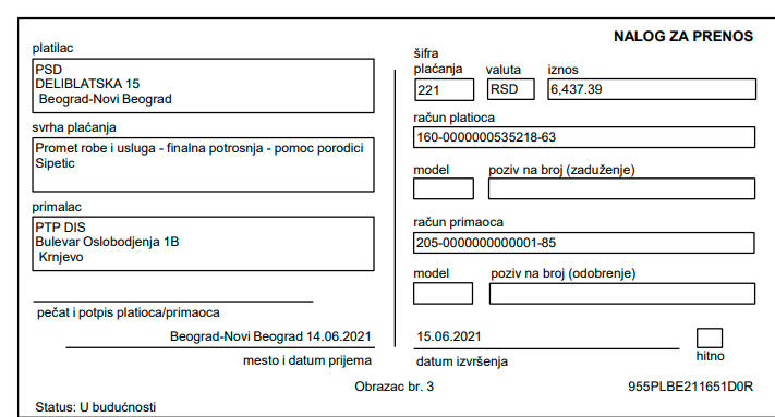 Donacija namirnica za porodicu Šipetić 6 Donacija namirnica za porodicu Šipetić 6