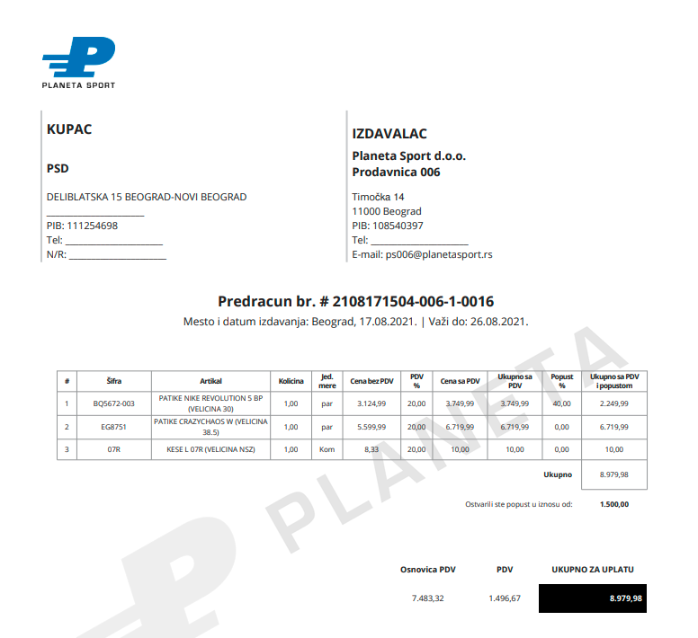 Kupovina obuće za porodicu Jovanović | HSM Informatika 2 Kupovina obuće za porodicu Jovanović | HSM Informatika 2