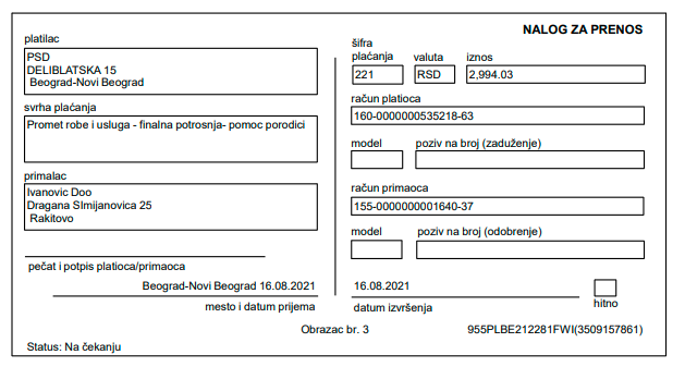 Kupovina namirnica za porodicu Magovac 3 Kupovina namirnica za porodicu Magovac 3