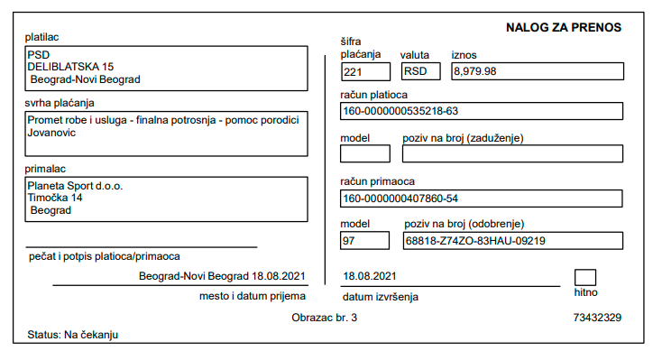 Kupovina obuće za porodicu Jovanović | HSM Informatika 3 Kupovina obuće za porodicu Jovanović | HSM Informatika 3
