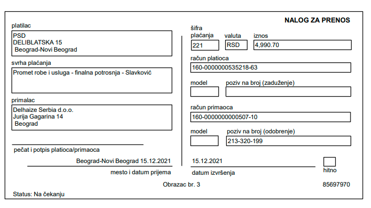 Kupovina namirnica za porodicu Slavković 5 Kupovina namirnica za porodicu Slavković 5