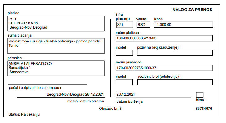 Kupovina namirnica za porodicu Tomić 3