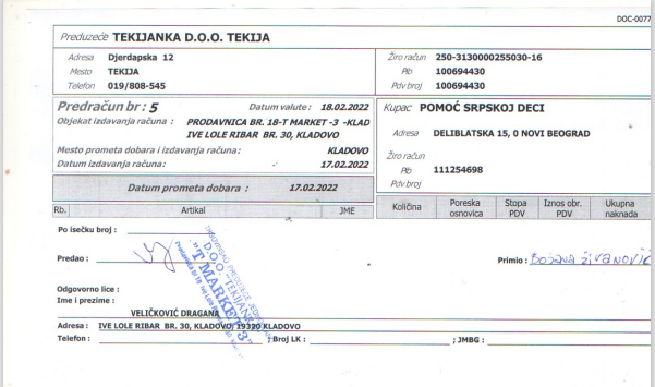 Kupovina namirnica za porodicu Živanović 6 Kupovina namirnica za porodicu Živanović 6