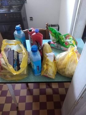 Kupovina namirnica za porodicu Biserčić 1