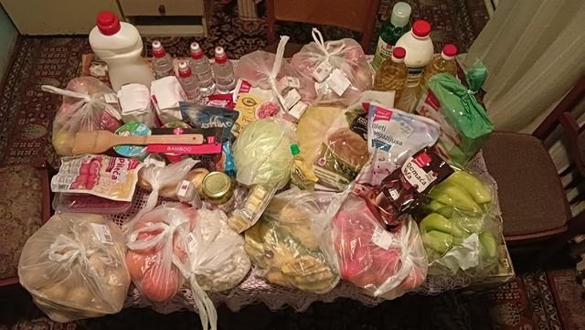 Kupovina namirnica za porodicu Slavković 1