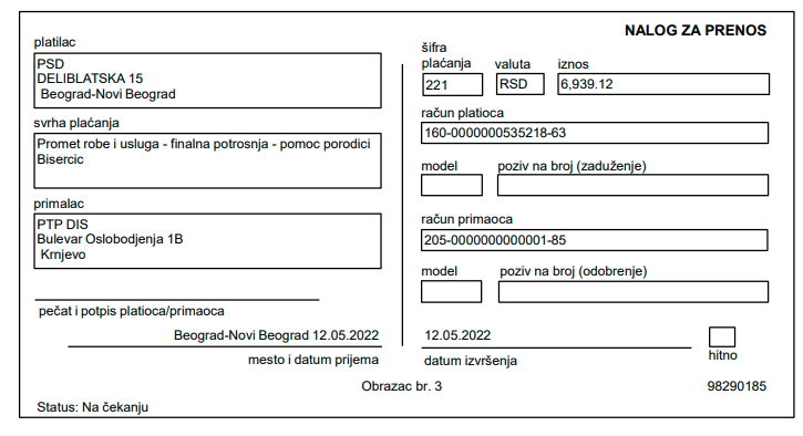 Kupovina namirnica za porodicu Biserčić 5