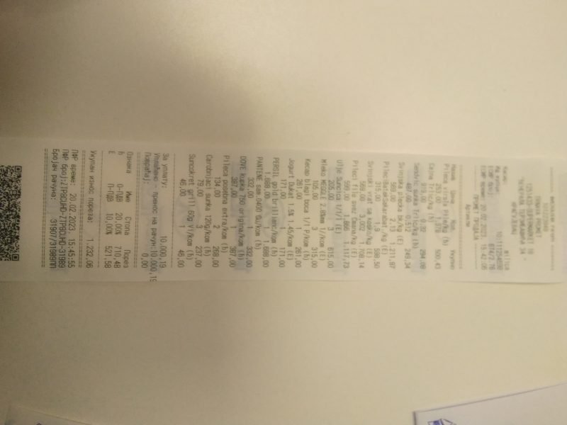 Kupovina namirnica za porodicu Biserčić 3 Kupovina namirnica za porodicu Biserčić 3