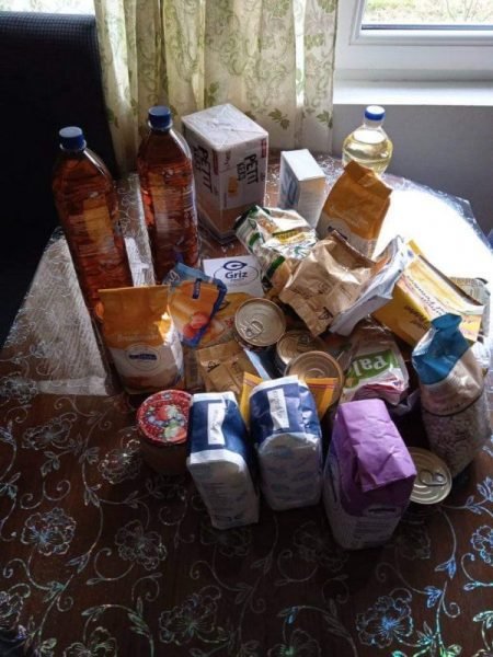 Paket pomoći za porodicu Ratković 2