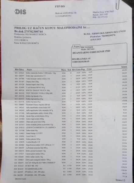 Kupovina namirnica za Andreja Dimovskog 4