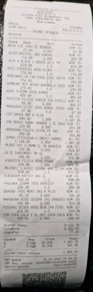 Donacija garderobe i hrane za porodicu Biserčić 4
