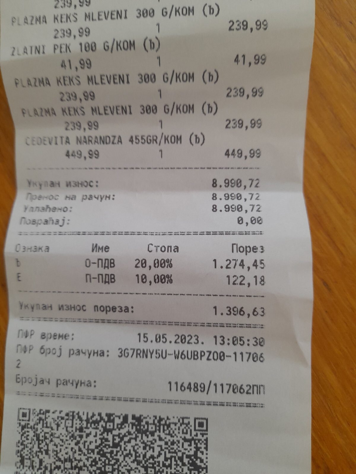 Kupovina namirnica za Nemanju Apostolovića 4