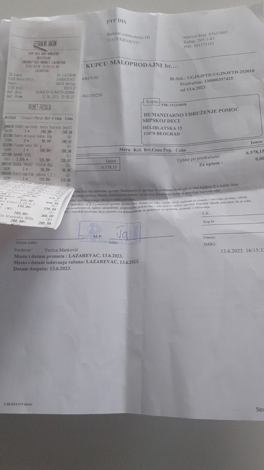 Kupovina namirnica za porodicu Jovanović iz Lajkovca /Humanitarni live/ 3 Kupovina namirnica za porodicu Jovanović iz Lajkovca /Humanitarni live/ 3