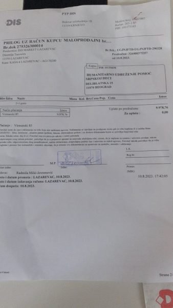 Kupovina namirnica za Teodoru Jovanović 4 Kupovina namirnica za Teodoru Jovanović 4