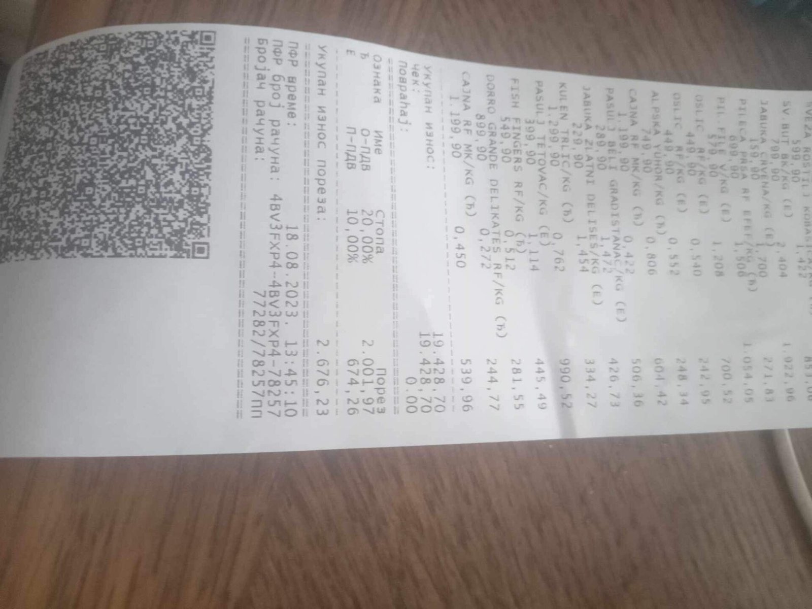Kupovina namirnica za porodicu Dukić /Bojan Vukašinović/ 6