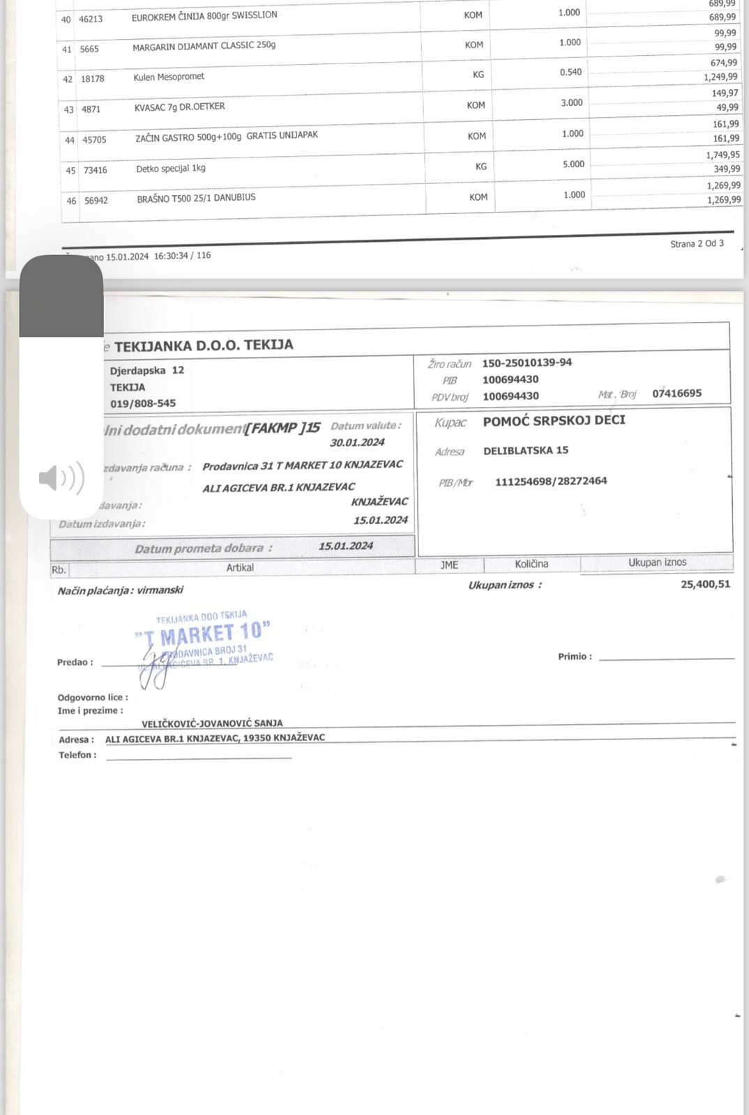 Kupovina namirnica za Stepana i njegovu porodicu 6