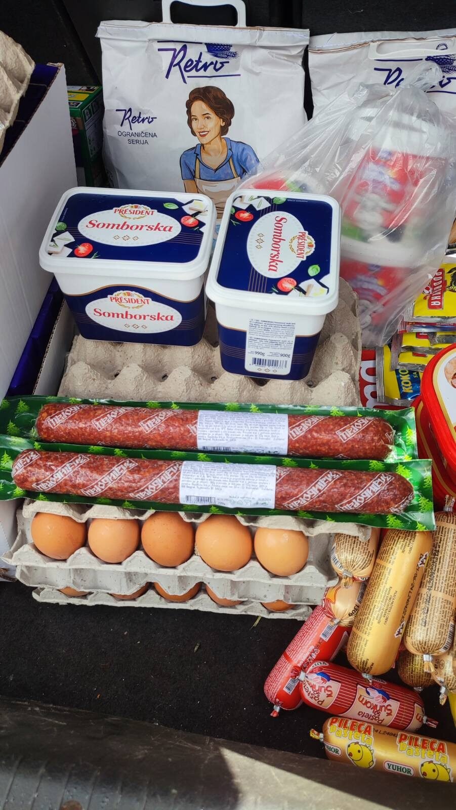 Kupovina namirnica porodici Stevanović iz Jagodine 4