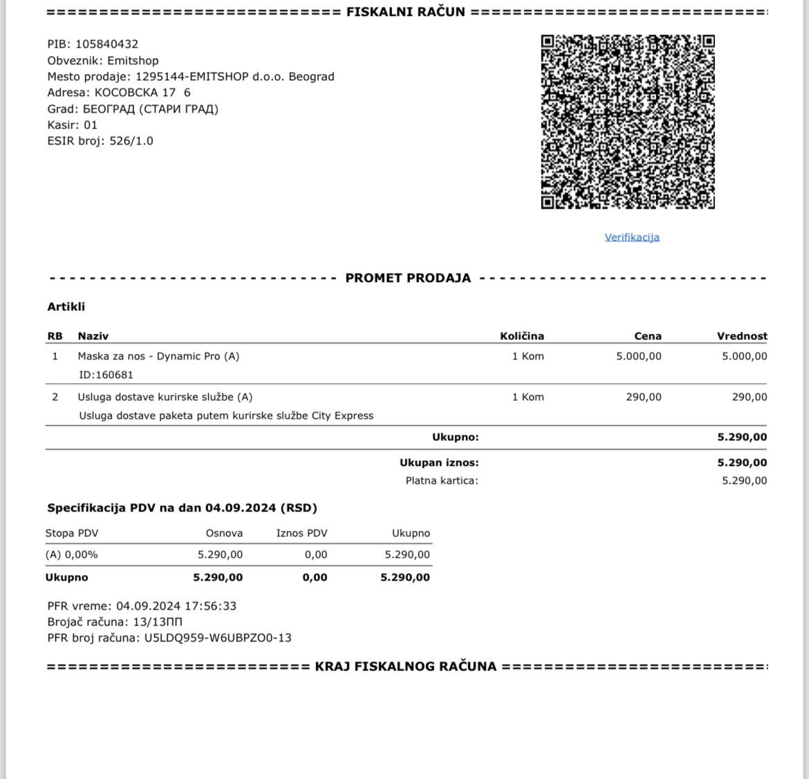 Donacija zaštitne maske dečaku koji je pretrpeo vršnjačko nasilje 4