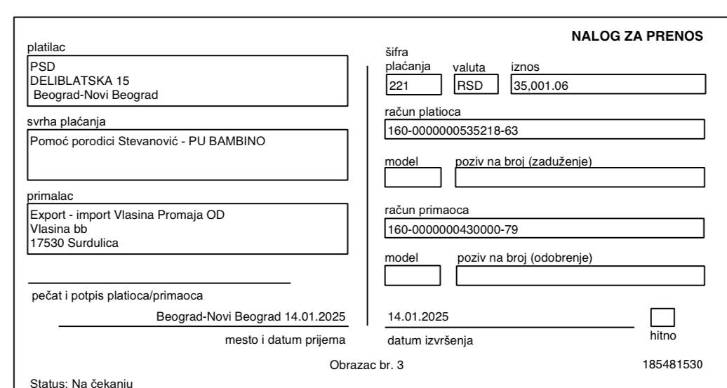 Kupovina namirnica porodici Stevanović /PU BAMBINO/ 6 Kupovina namirnica porodici Stevanović /PU BAMBINO/ 6