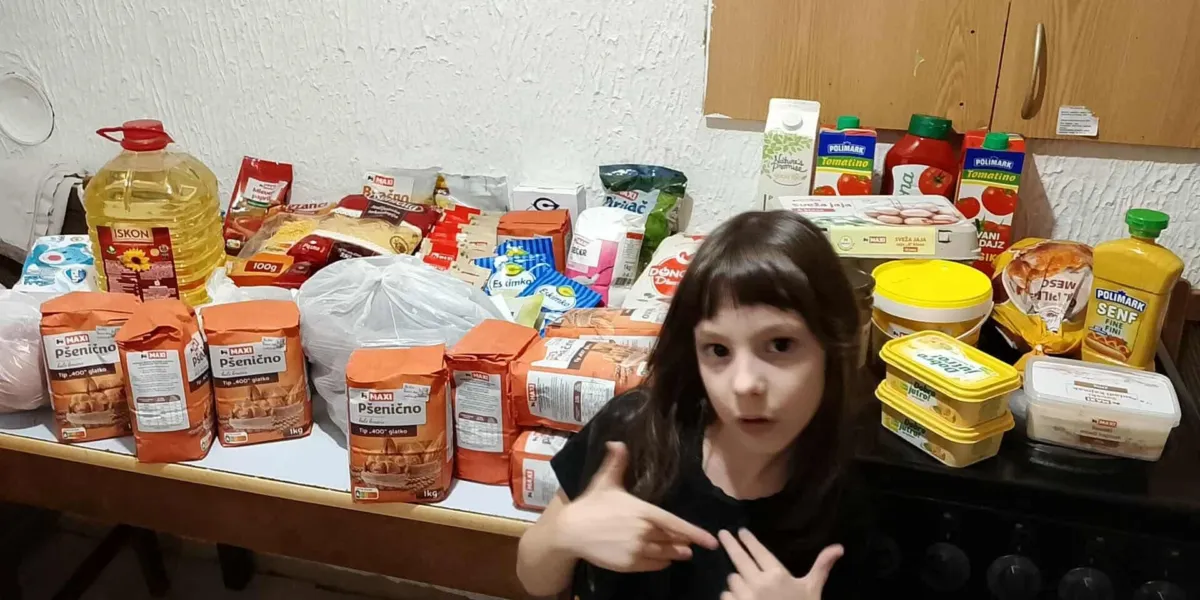 Kupovina namirnica porodici Dunđerski 1