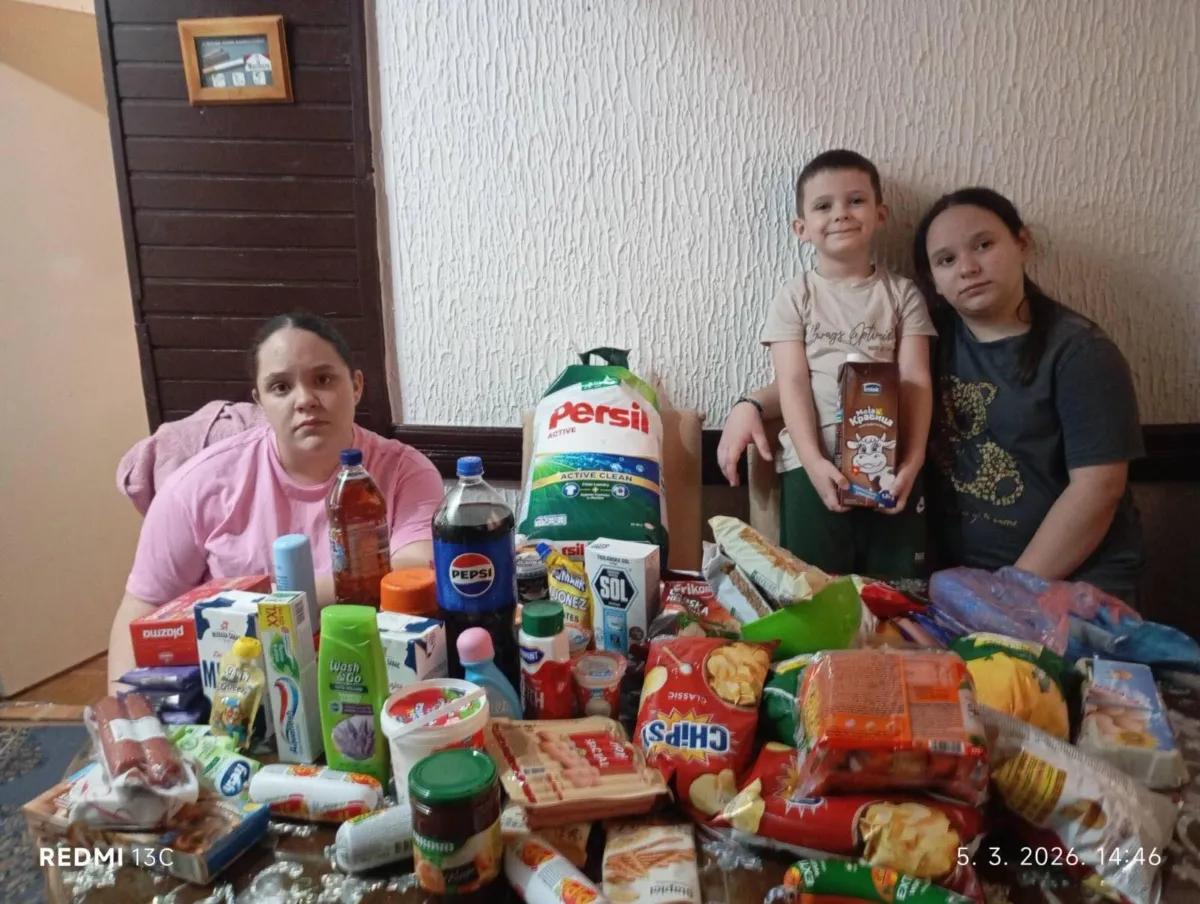 KUPOVINA NAMIRNICA PORODICI STANISAVLJEVIĆ - USPEŠNA AKCIJA