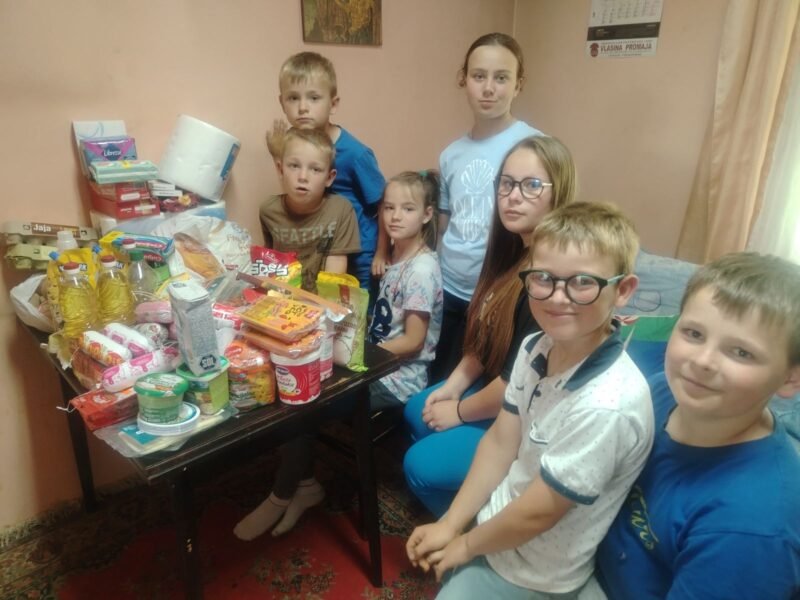 Kupovina namirnica porodici Stevanović – uspešna akcija