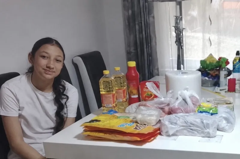 Groceries for the Biserčić family – July 2026