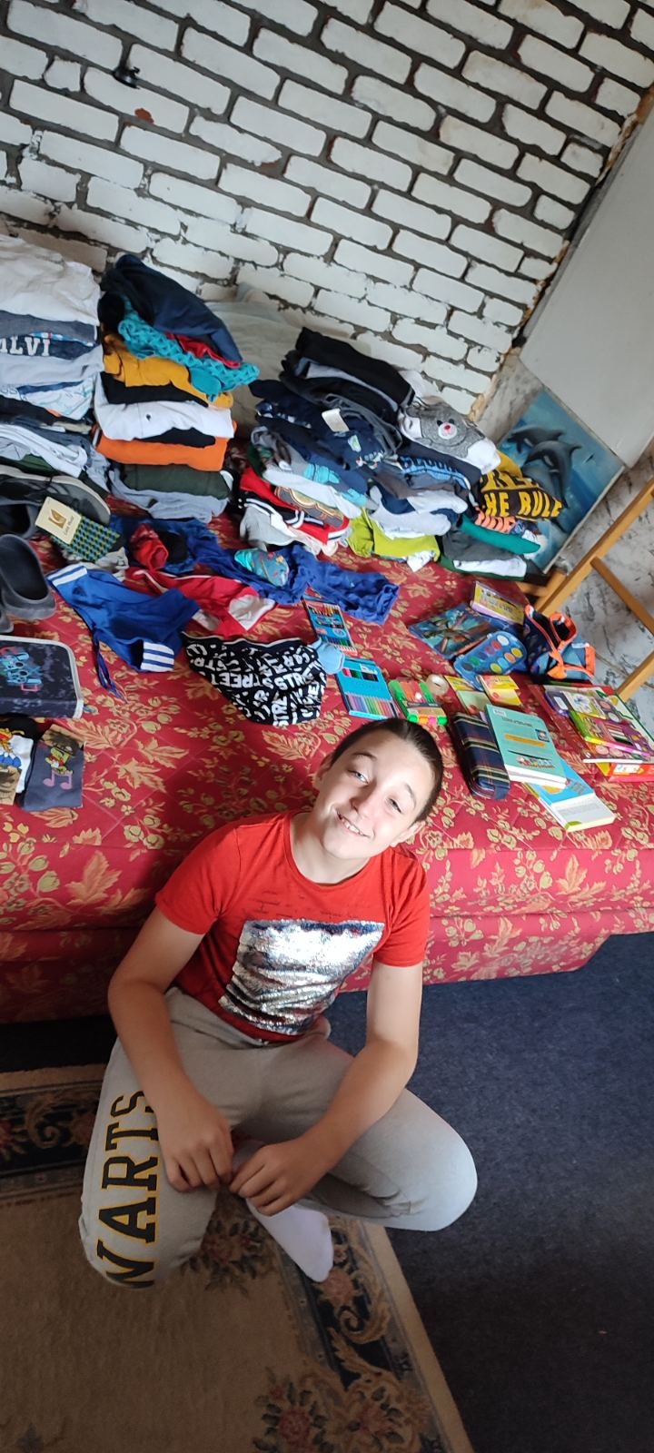 Clothes and school supplies for the Stevanović family from Jagodina – September 2026